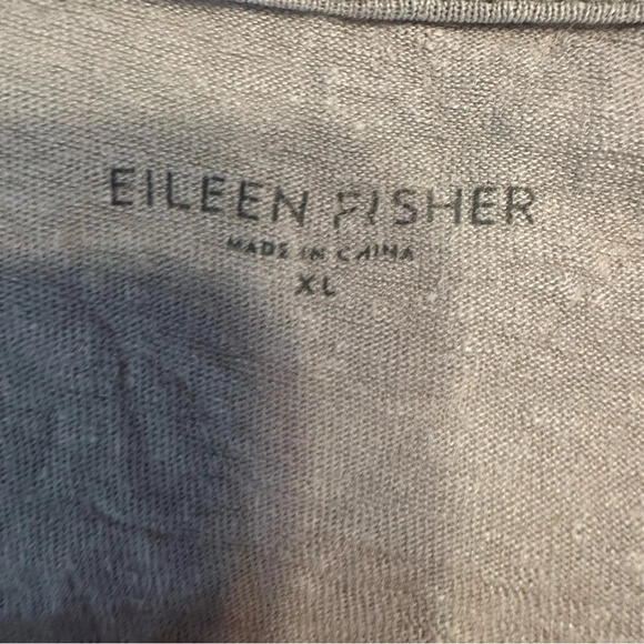 EILEEN FISHER Sequin Light Knit Gray Tank Top Size XL(v) - Picture 8 of 12